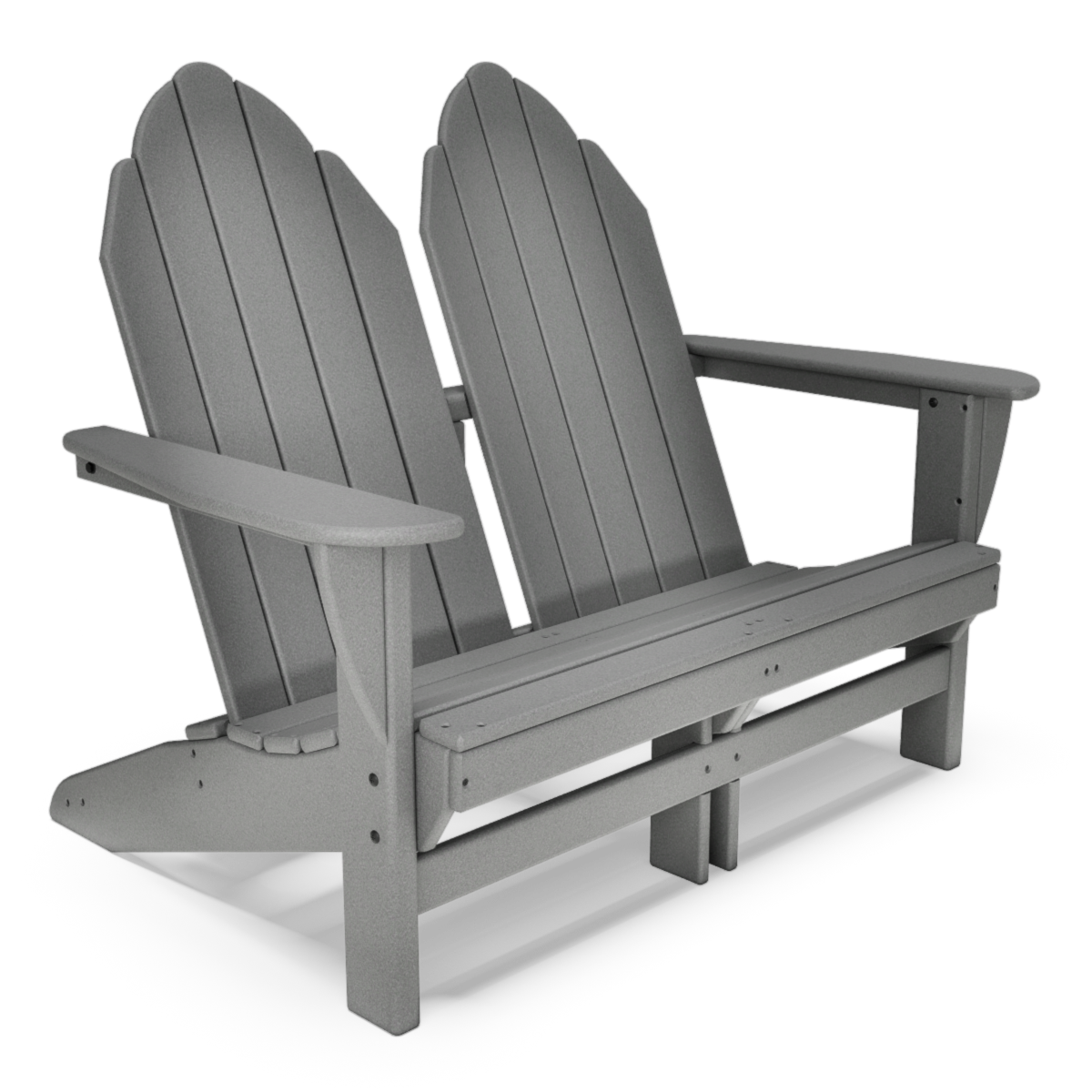 Adirondack Settee With Traditional Seat