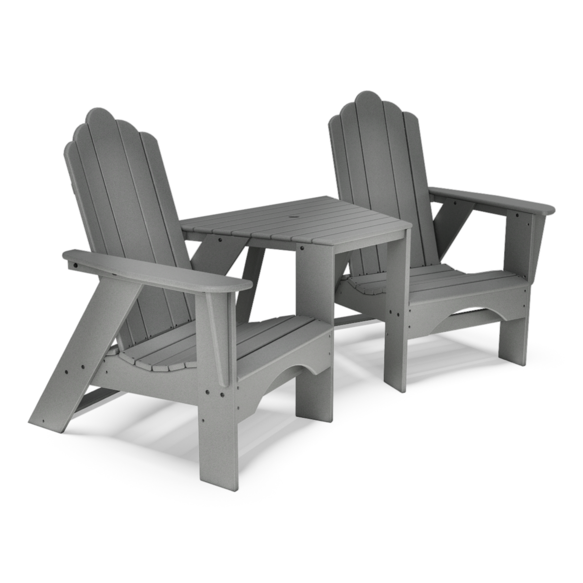 Backyard Adirondack Chair With Traditional Seat Tete-a-Tete