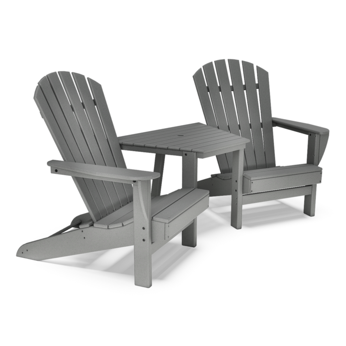 Windsor King Adirondack Chair With Traditional Seat Tete-a-Tete