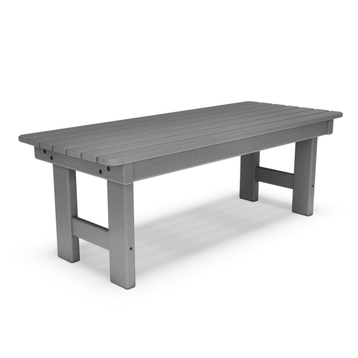 48" Backless Bench with Flat Seat