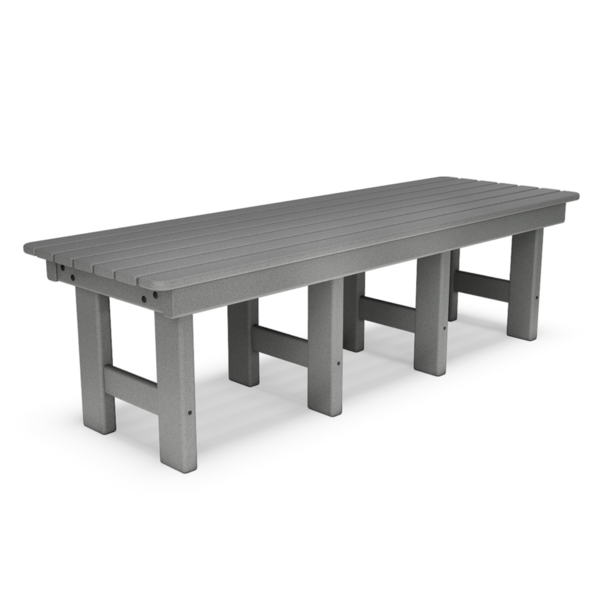 60" Backless Bench with Flat Seat