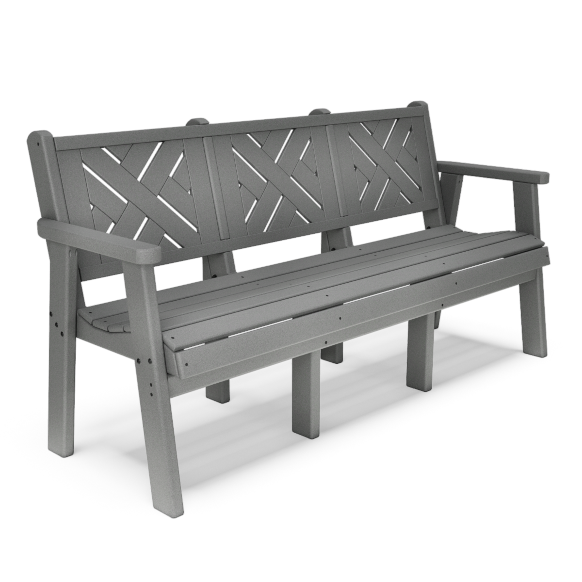 72" Chippendale Bench