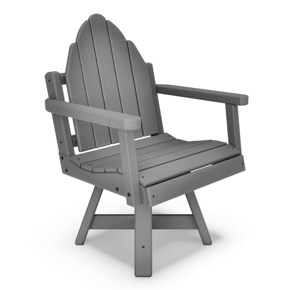 22" Adirondack Dining-Height Swivel Chair