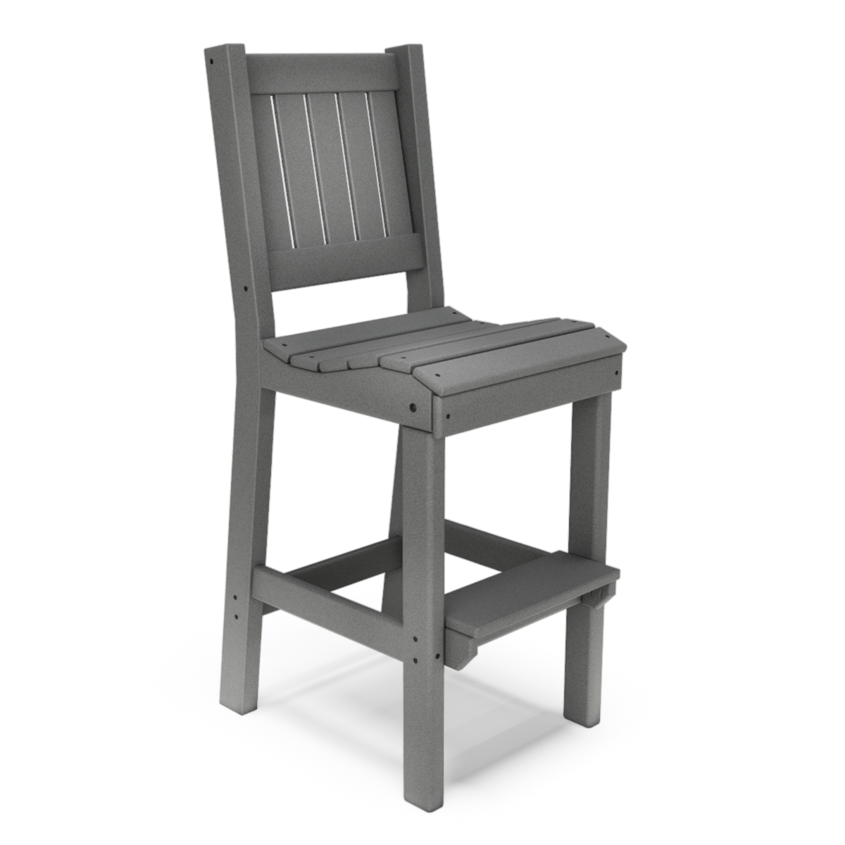 18" Armless Studio Bar-Height Urban Balcony Chair