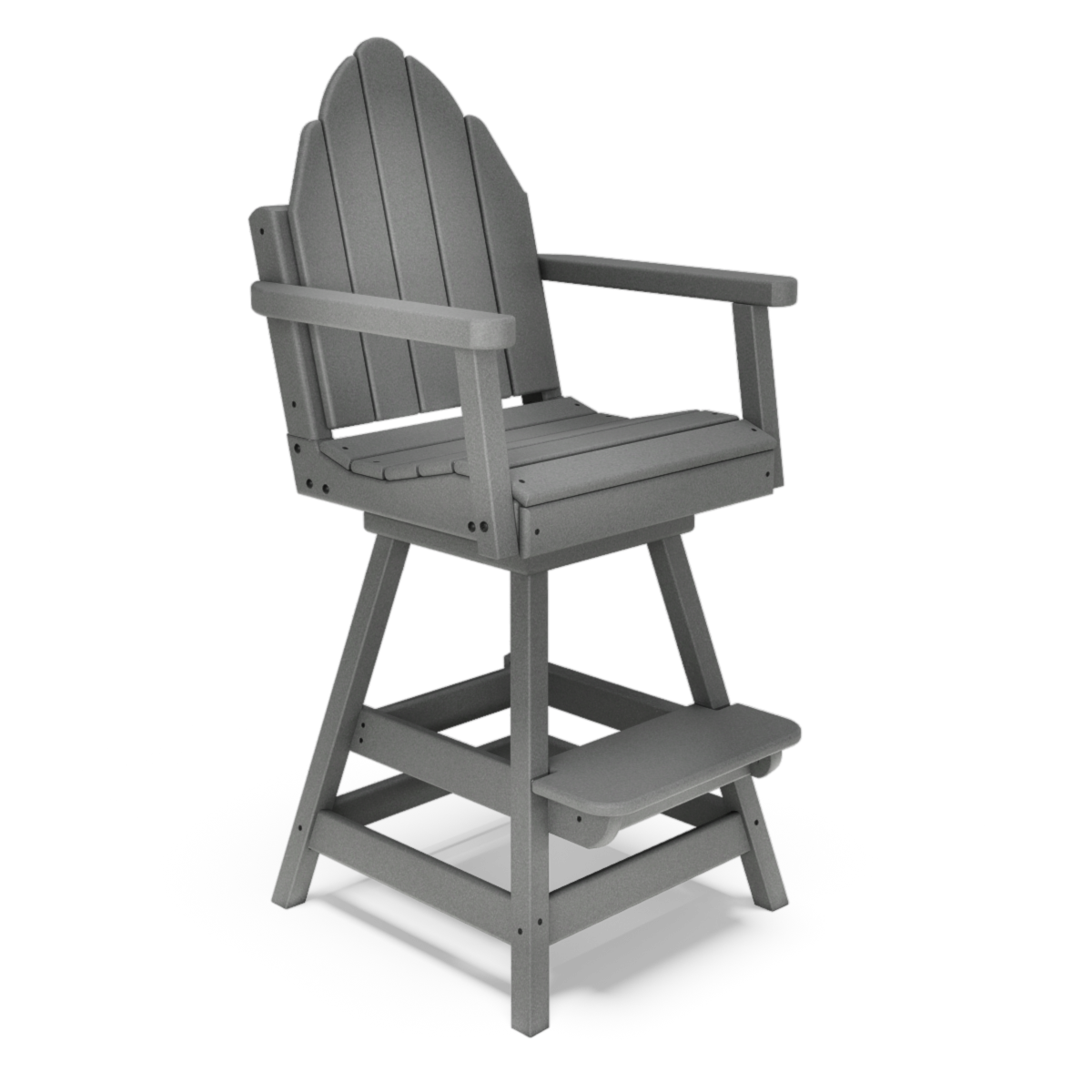 20" Adirondack Bar-Height Swivel Chair