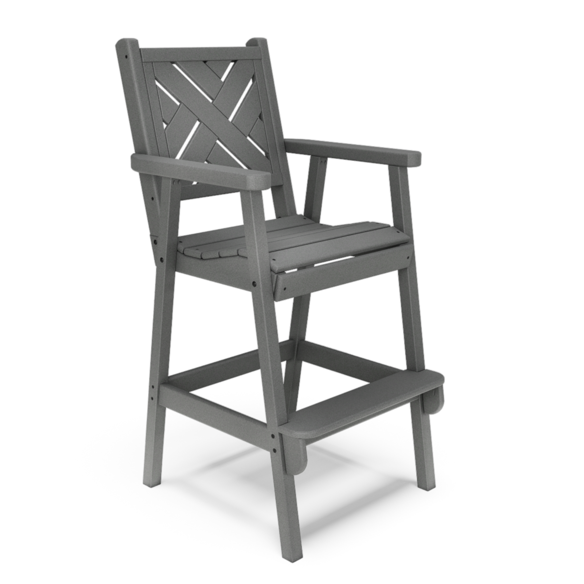 20" Chippendale Bar-Height Stationary Chair