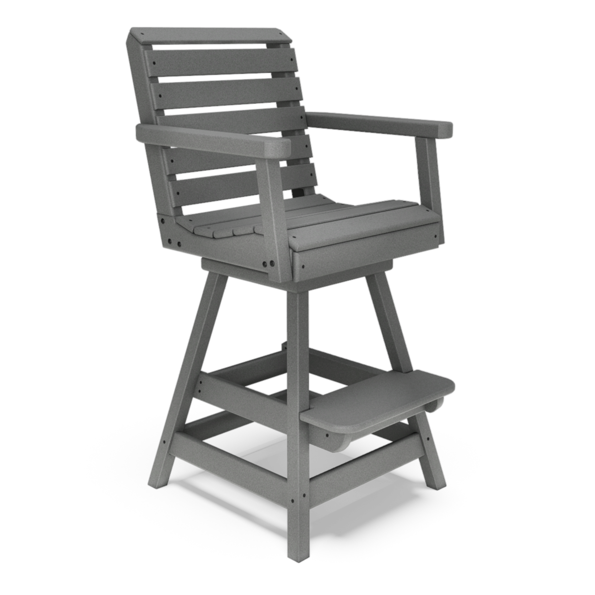 20" Garden Bar-Height Swivel Chair