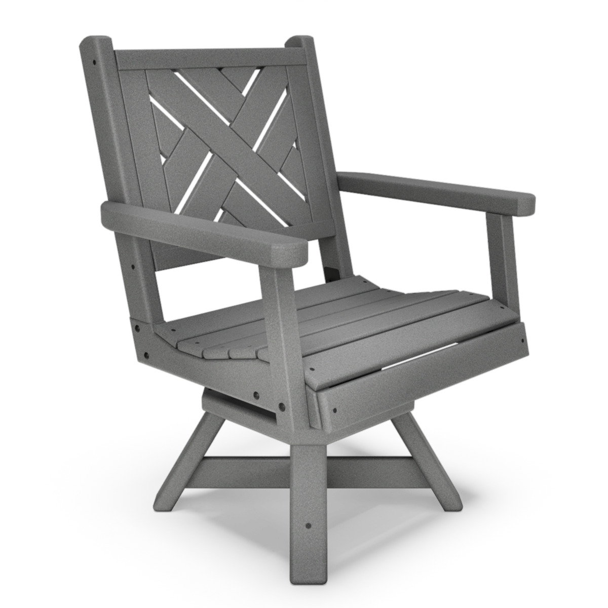 22" Chippendale Dining-Height Swivel-Flex Chair