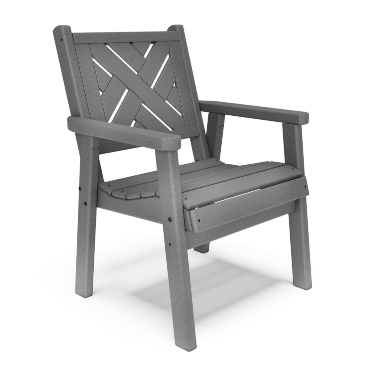 22" Chippendale Dining-Height Stationary Chair