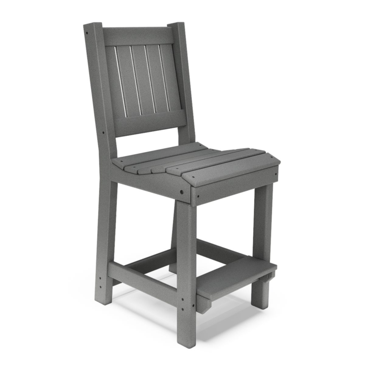 18" Armless Studio Counter-Height Urban Balcony Chair