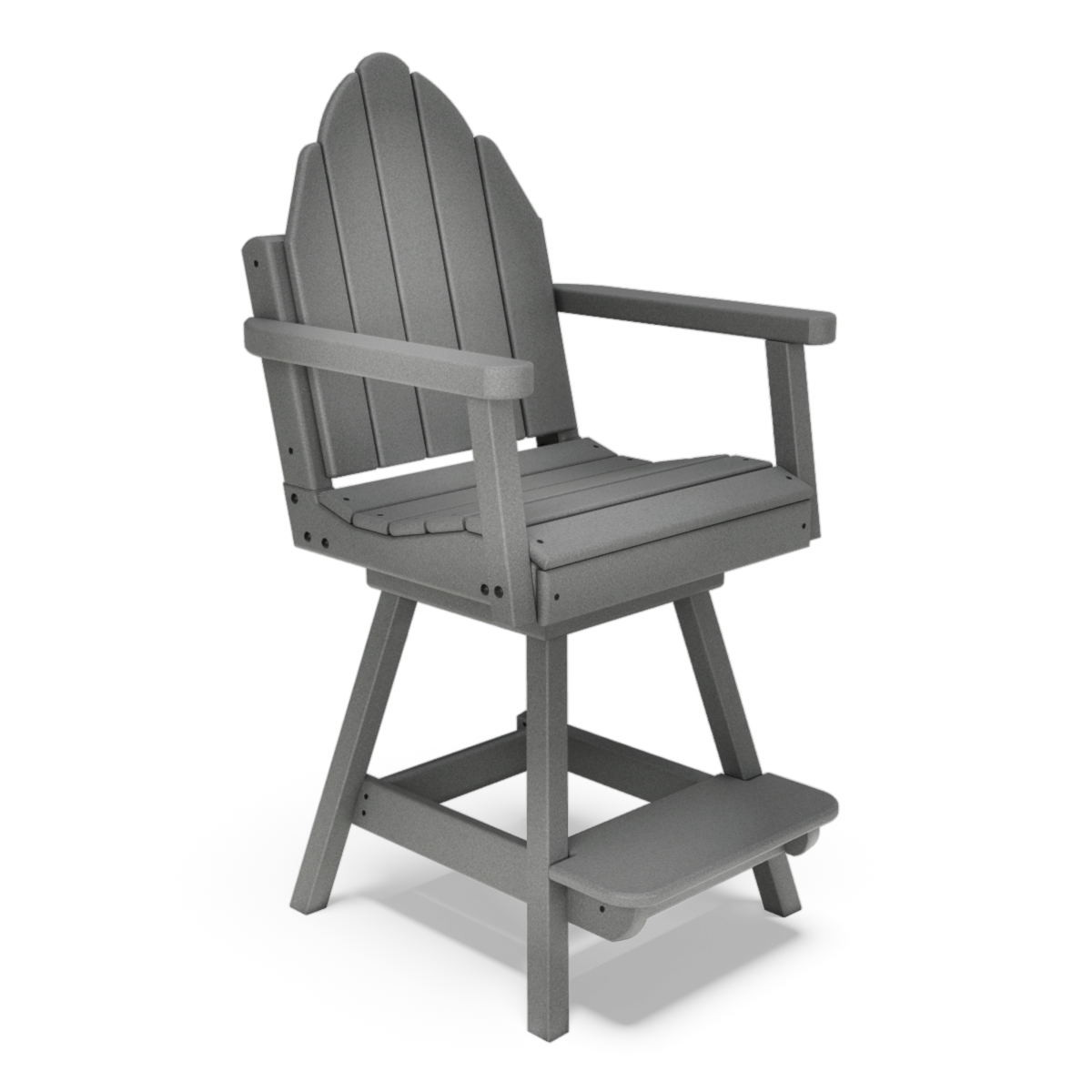 20" Adirondack Counter-Height Swivel Chair