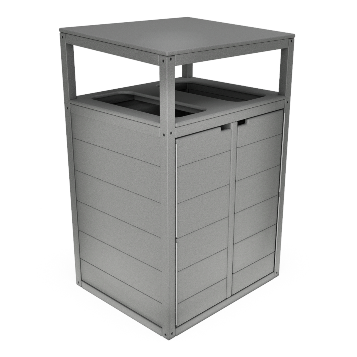 Latitude Dual Trash Receptacle
