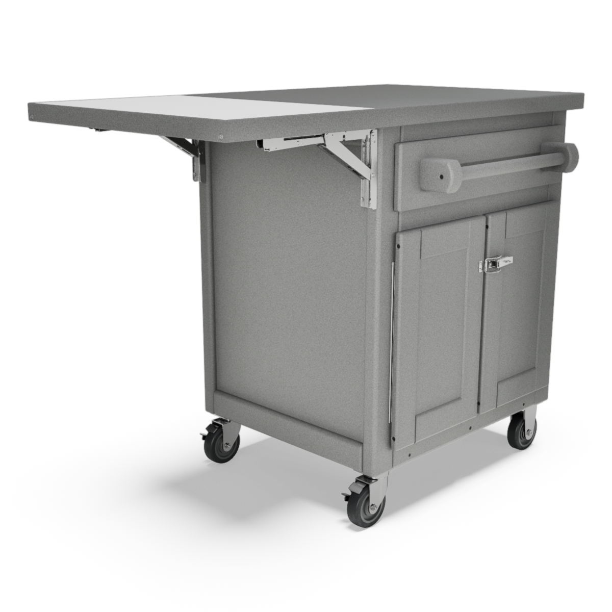 Portable Kitchen Cart With Cutting Board