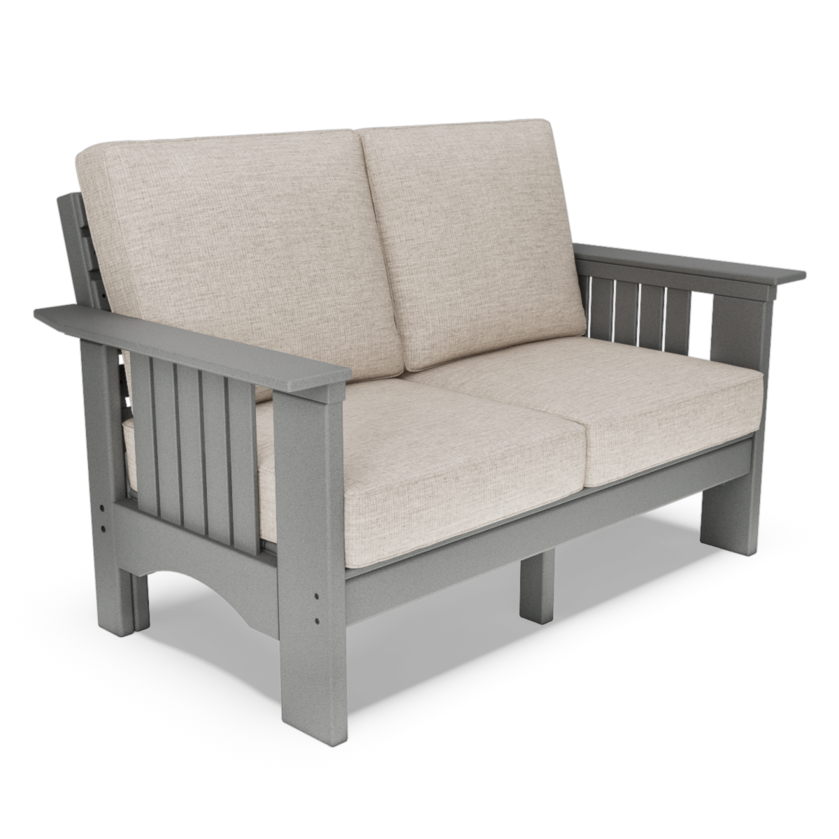 Deep Seat Bench With Mission Arms