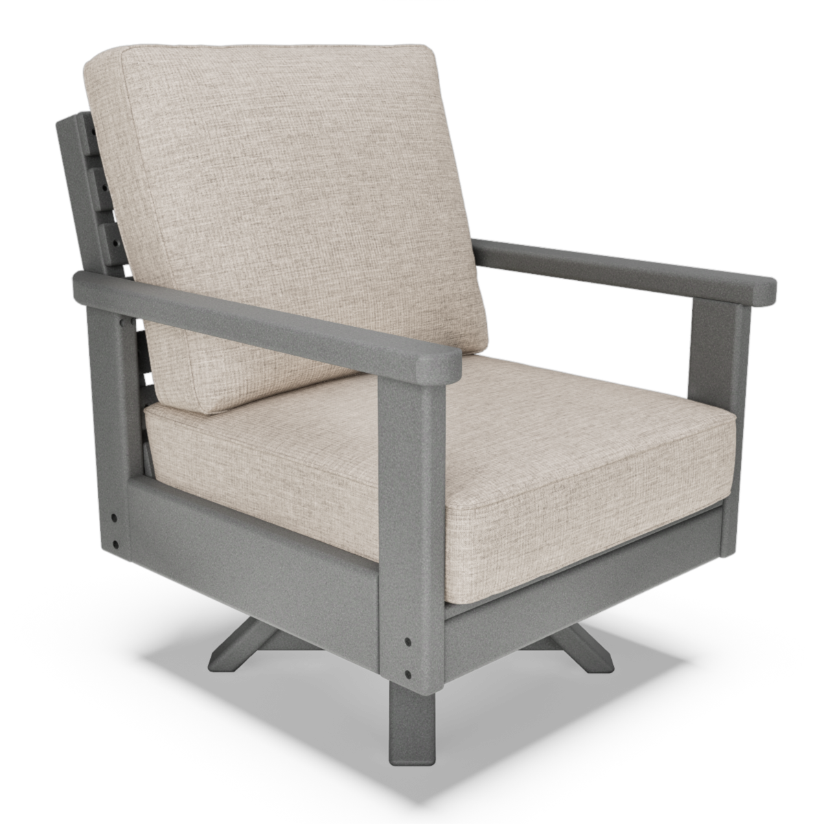 Jordan Cushioned Classic Swivel Chair