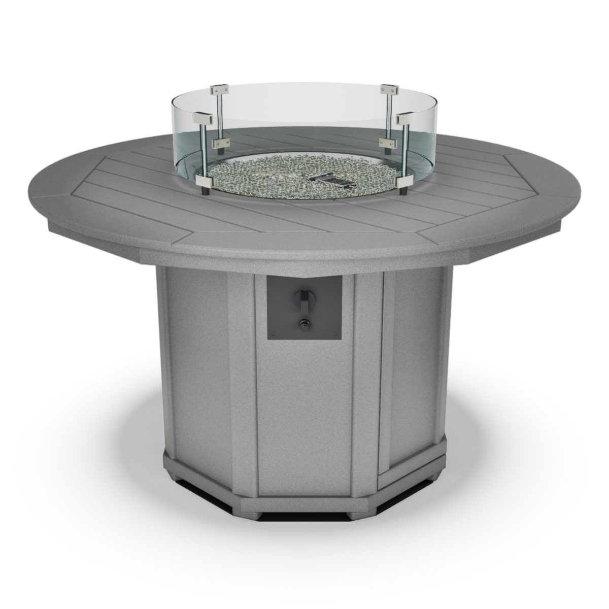 51" Round Framed Fire Table