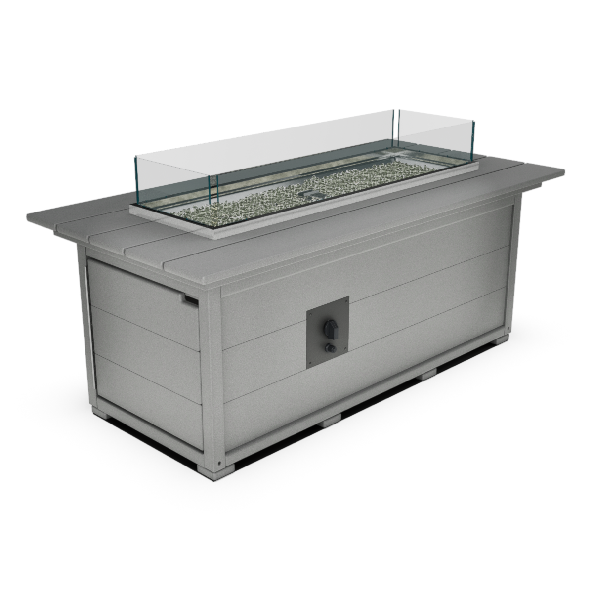 28" x 58" Rectangular Coffee Height Latitude Fire Table