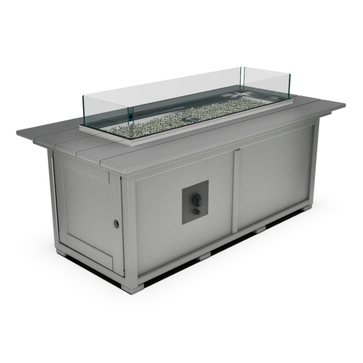 28" x 58" Rectangular Coffee Height Fire Table