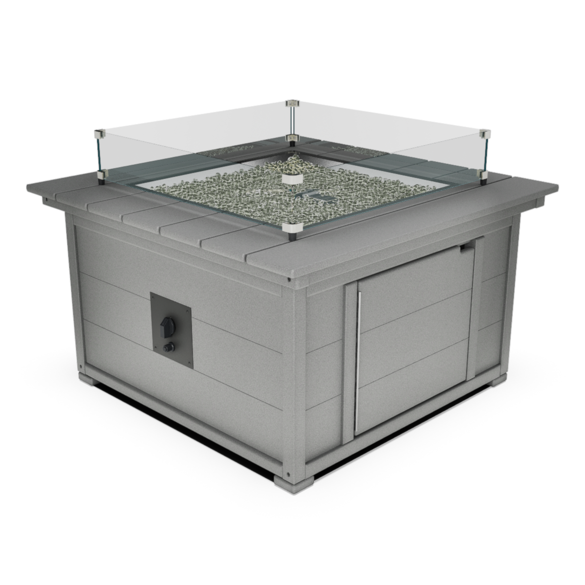 40" x 40" Square Coffee Height Latitude Fire Table