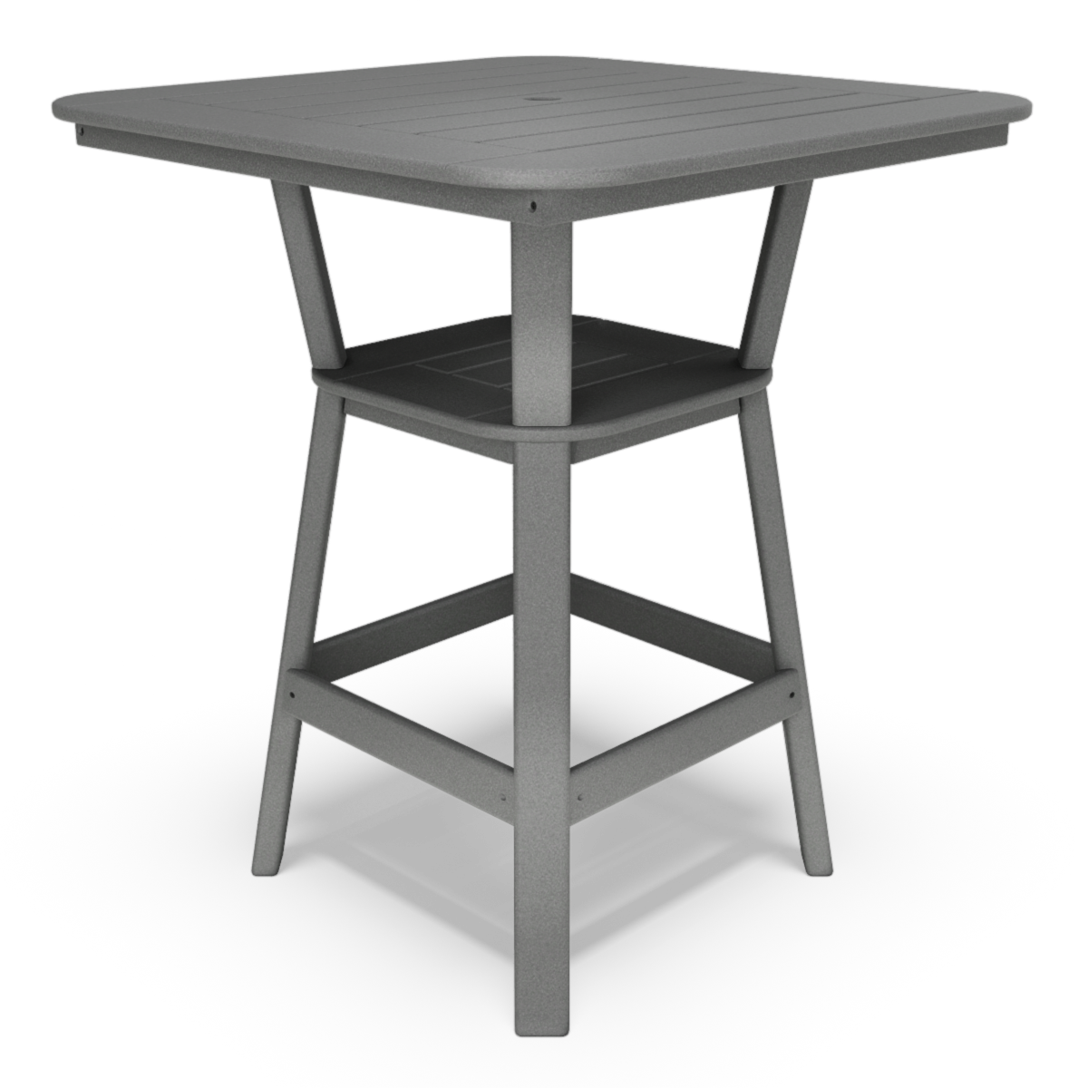36" Square Tiered Framed Bar Table