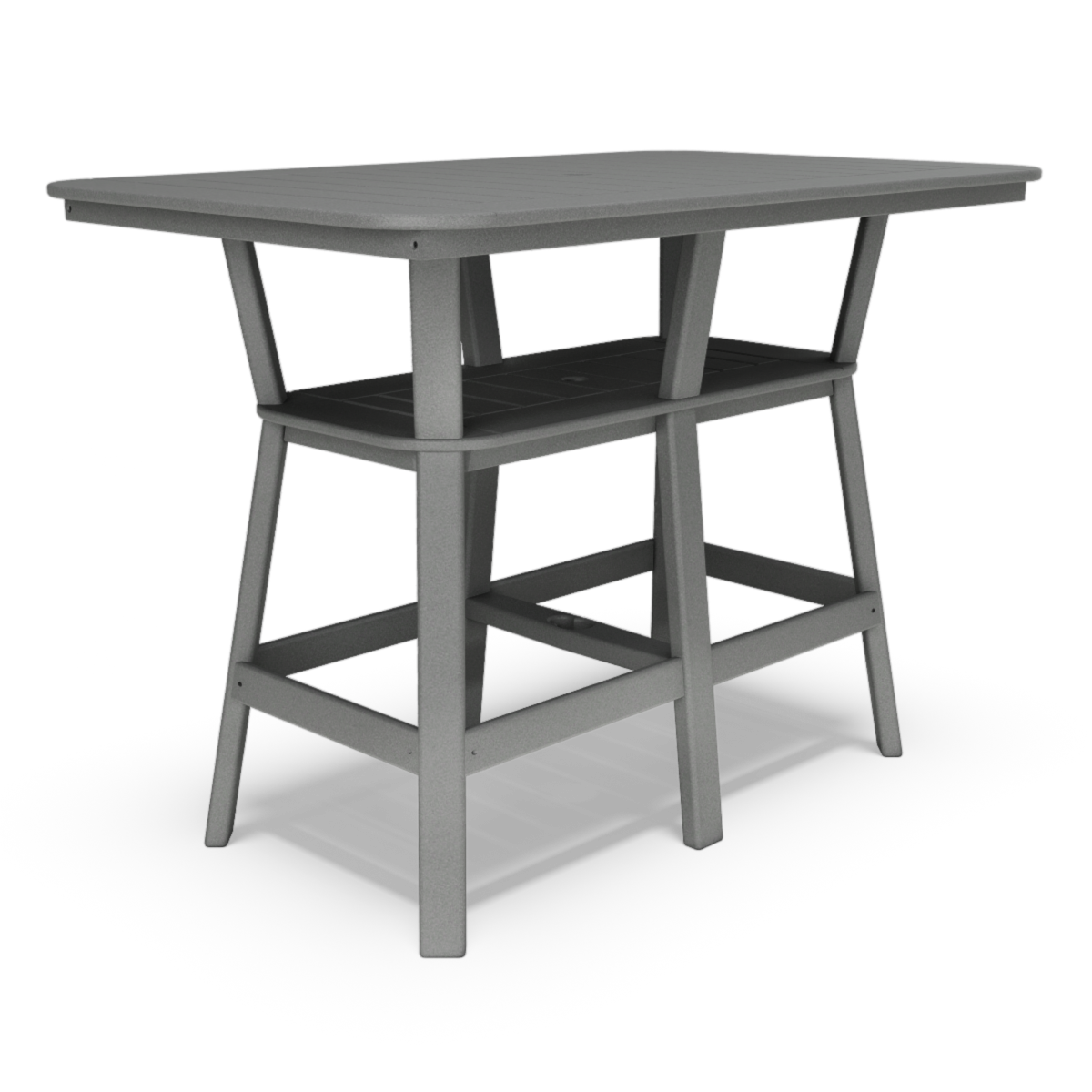 36" x 58" Rectangular Framed Bar Table