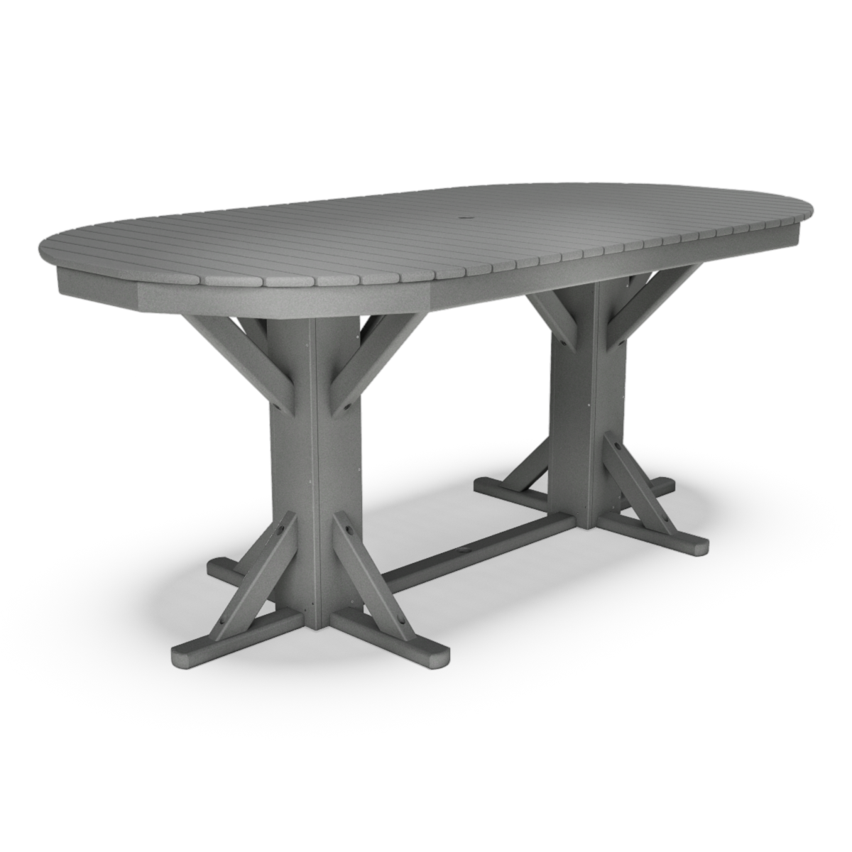 46" x 88" Oval Unframed Counter Table