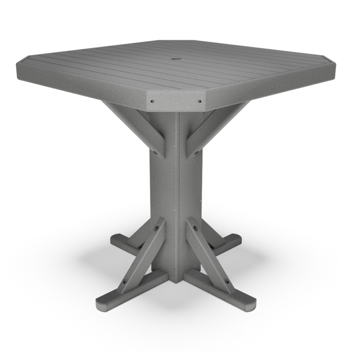 38" Square Framed Edge Counter Table