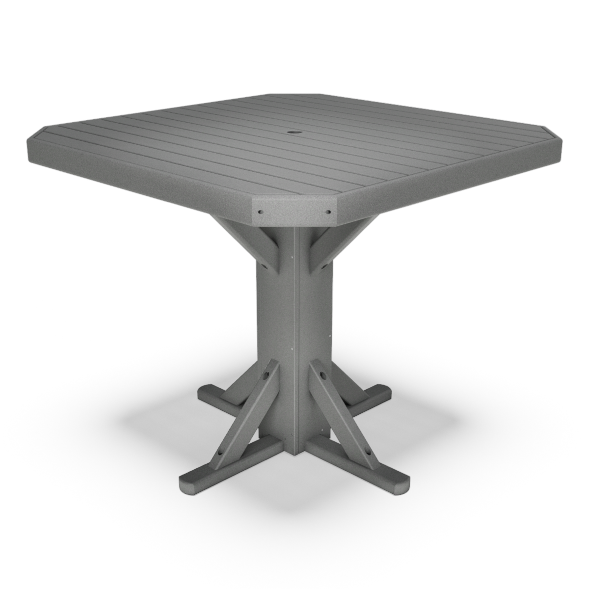 44" Square Framed Edge Counter Table