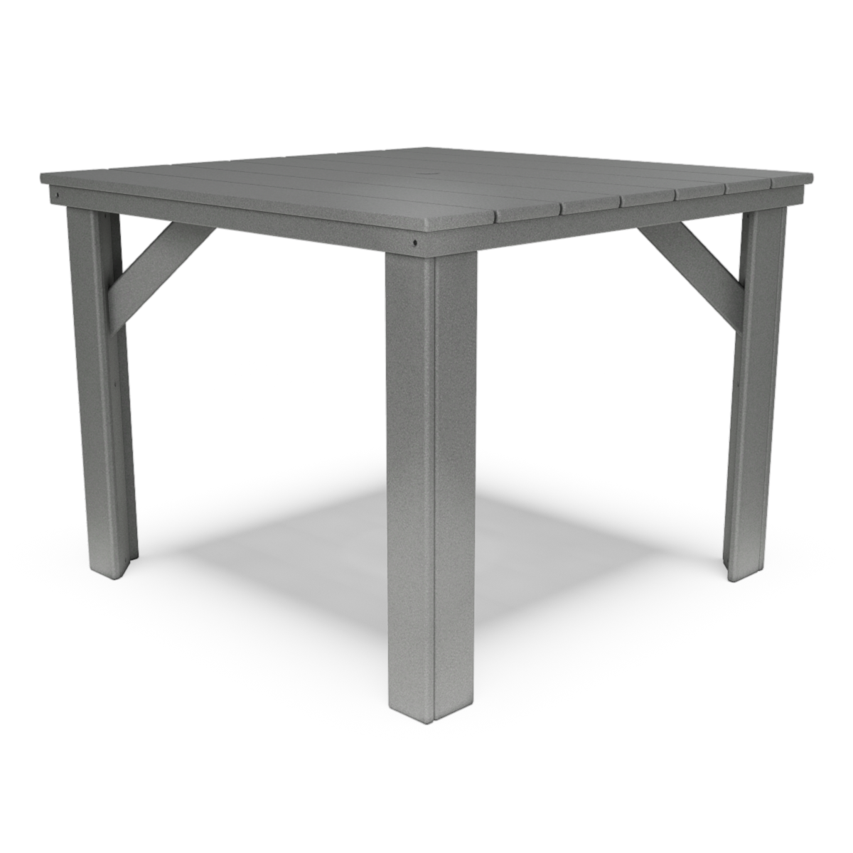 40" Square Unframed Leg Dining Table