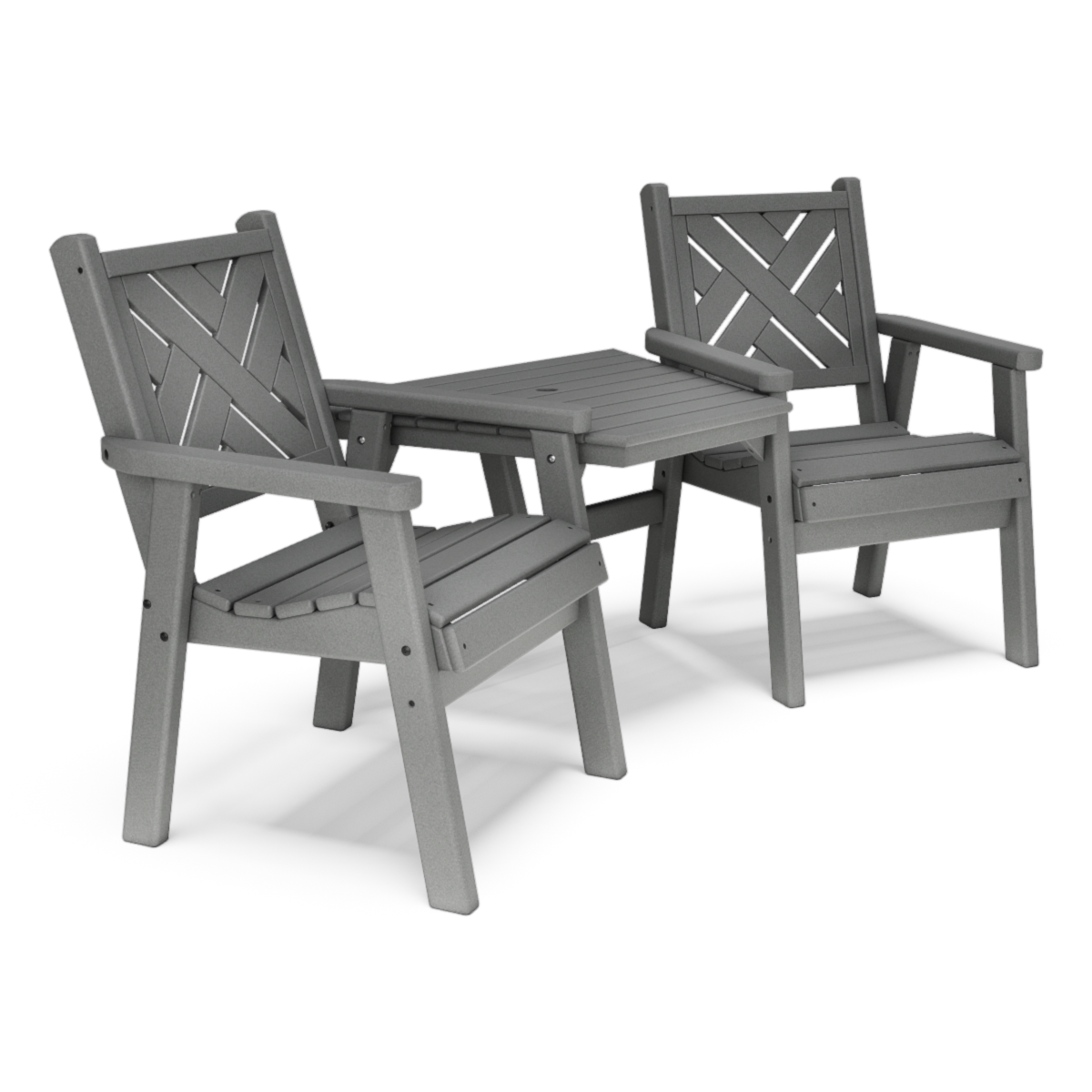 20" Chippendale Tete-a-Tete